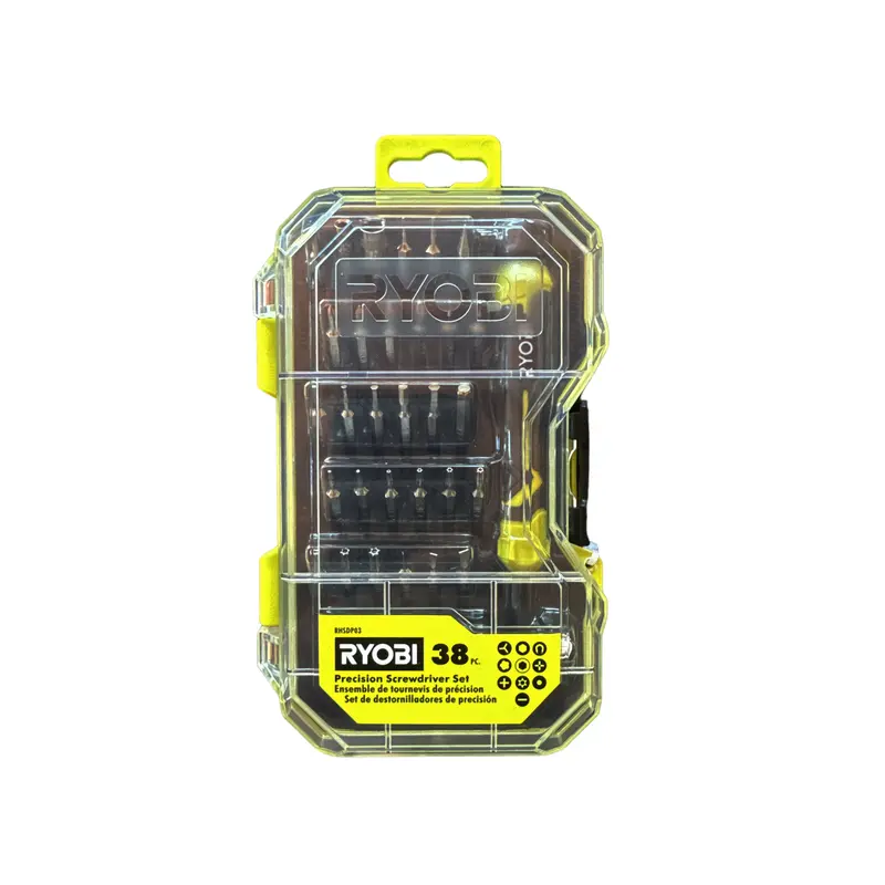 Ryobi 38-Piece Precision Screwdriver Set – Micro & Electronics Repair Kit 1