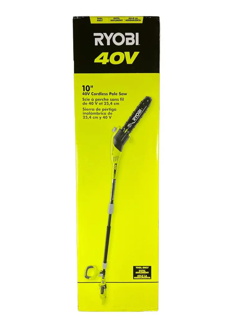 Ryobi 40V 10" Cordless Pole Saw – Bare Tool 1