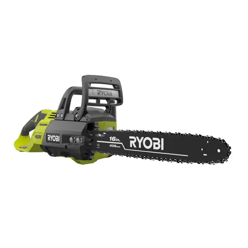 Ryobi 40V Brushless Cordless Chainsaw – 16-Inch Bar, Tool-Only 1