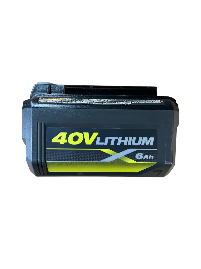 Ryobi 40V Lithium-Ion 6 Ah High-Capacity Battery – Reconditioned 1