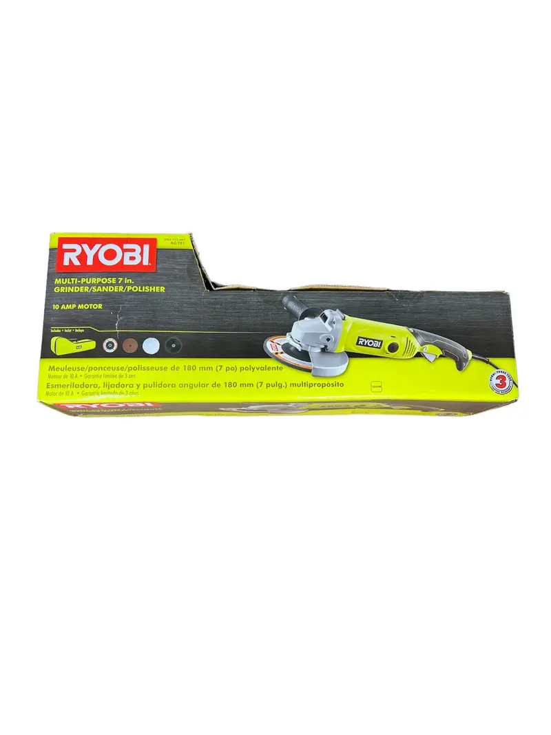 Ryobi 7-Inch 10-Amp Angle Grinder 1