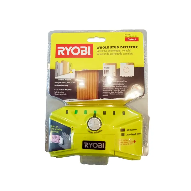 Ryobi Clearance: Whole-Stud Detector With Auto Depth Scan 1