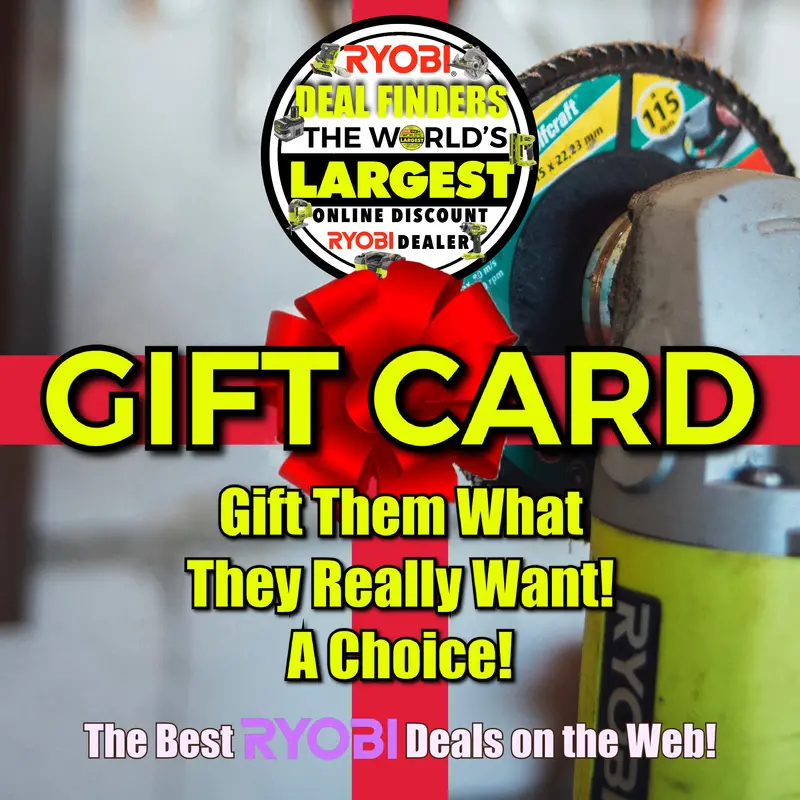 Ryobi Deal Finders Egift Card – Digital Redemption Code 1