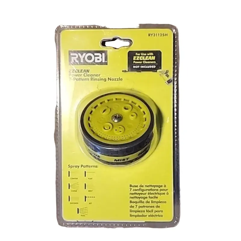 Ryobi Ezclean Garden Hose Spray Nozzle – Adjustable Power Cleaner Head 1