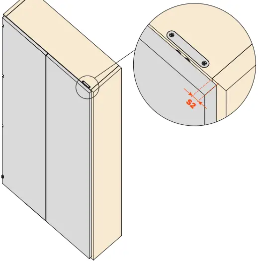 Salice Folder 180 Base Version Magnet Kit – Fourth-Corner Alignment 1