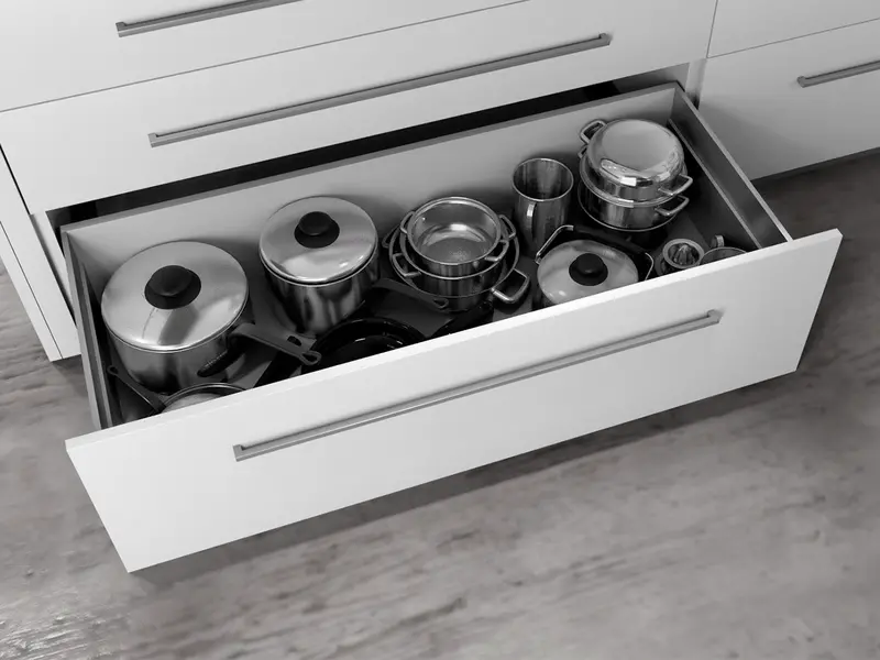 Salice Progressa+ G7E9S Concealed Drawer Runner — Soft-Close (Smove Technology), 18–19Mm Side Thickness 1