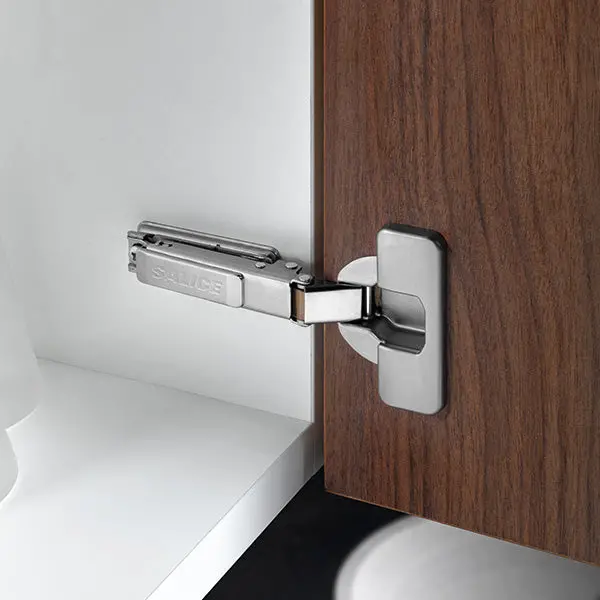 Salice Series N Hinge Flange Cover — Nickel-Plated Finish 1