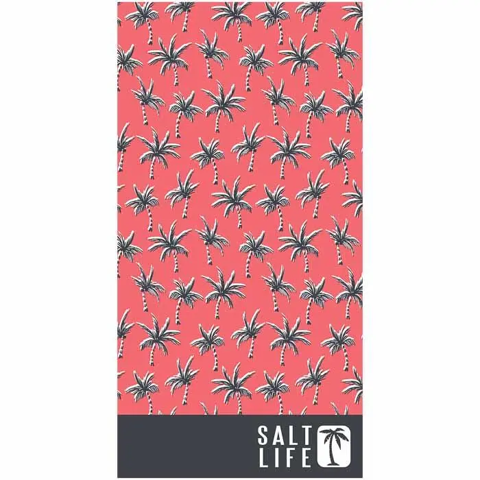 Salt Life Punk Palms Design Beach Towel 1