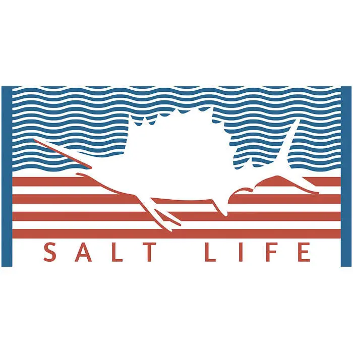Salt Life Sailin Flag Beach Towel – Oversized Cotton Blend 1
