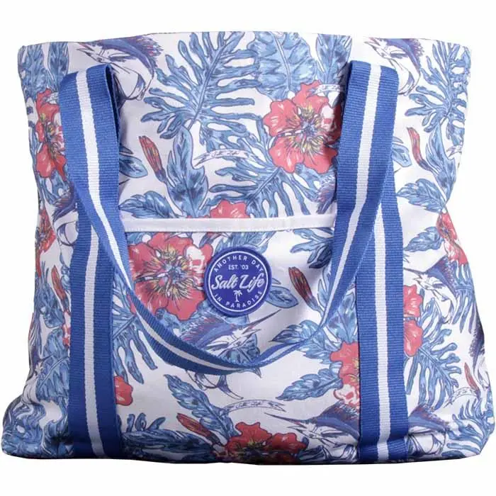 Salt Life Sailin’ Tropics Tote Bag – Durable Beach Carryall 1