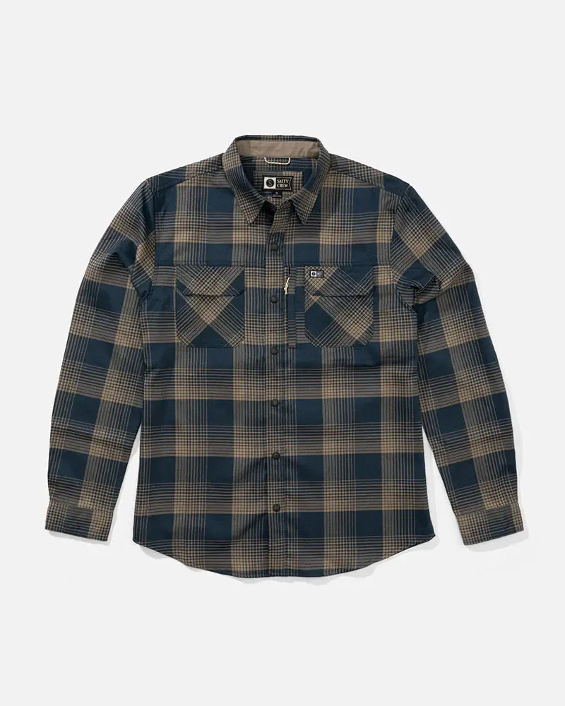 Salty Crew Fathom Long-Sleeve Technical Flannel Shirt 1
