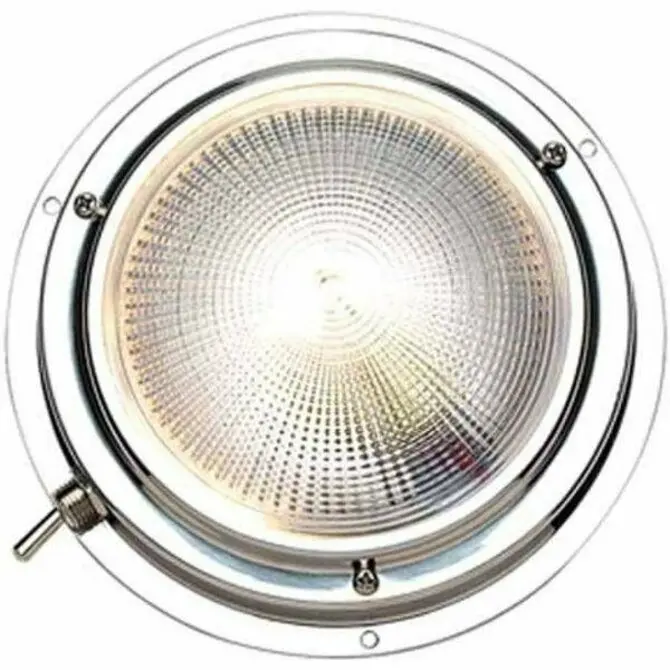 Sea Choice 4-Inch Dual-Color Red/White Dome Light 1