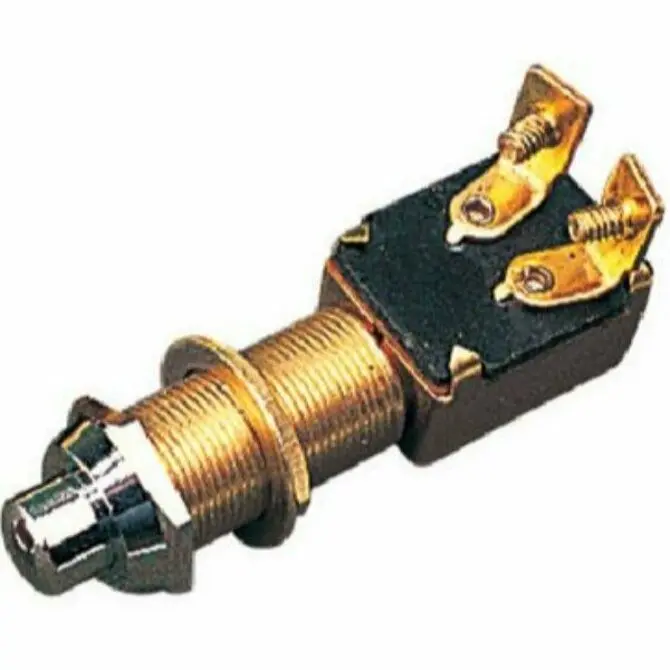 Sea Dog Brass Momentary Push Button Switch – Industrial-Grade Marine Use 1