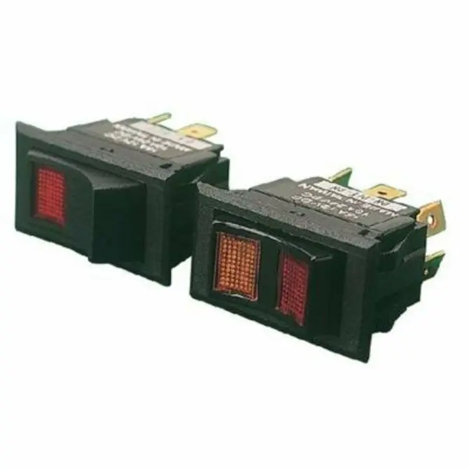 Sea Dog Red-Illuminated Spst Rocker Switch – On/Off Indicator Lighting 1