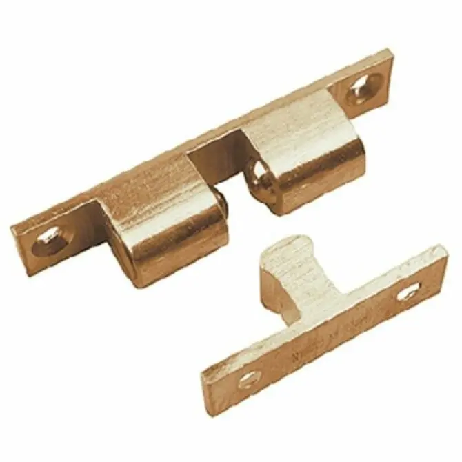 Sea Dog Solid Brass Stud Catch Set – Rustproof Cabinet & Hatch Latch 1