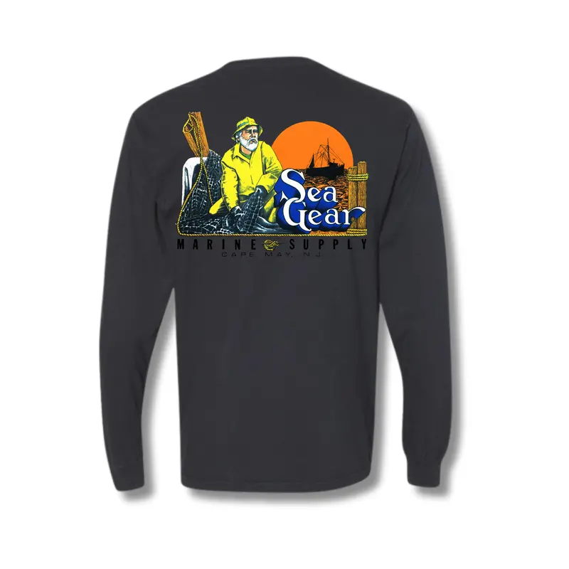 Sea Gear Old Man Long-Sleeve Cotton Tee For Men 2