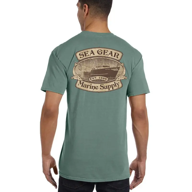 Sea Gear Retro Trawler Casual Short Sleeve Shirt 1