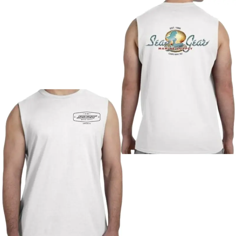 Sea Gear Sleeveless Mud Flap Performance T-Shirt