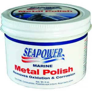 Sea Power Marine Metal Polish – Scratch-Removing Shine Restorer (8 Oz) 1