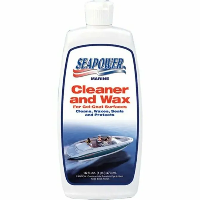 Sea Power One-Step Fiberglass Cleaner & Carnauba Wax 1