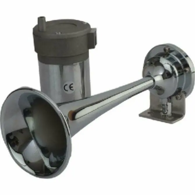 Seadog Mini Maxblast Brass Air Horn – 9-5/8" Compact Design 1