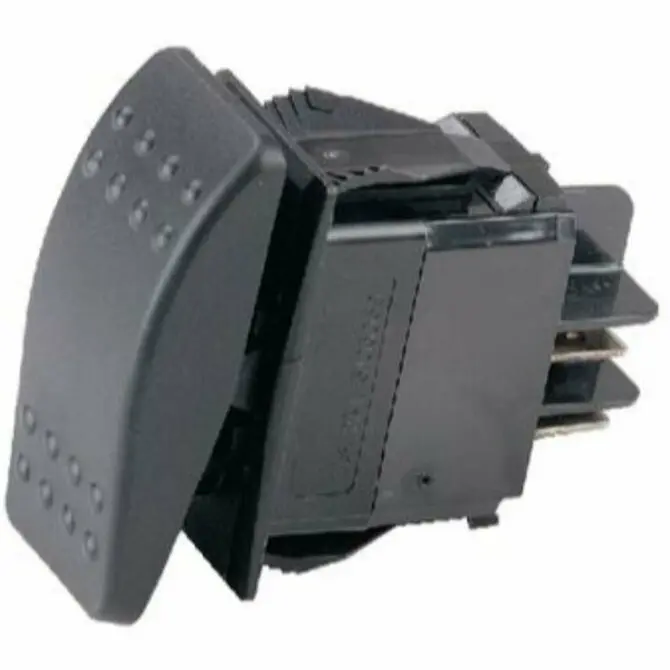 Sierra Sealed Illuminated Rocker Switch – Black Housing With Built-In Light 1