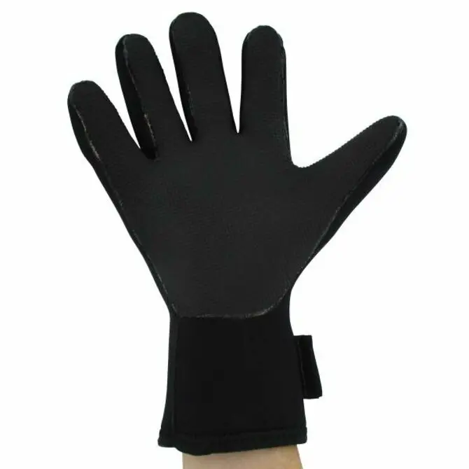 Sterns 9-Inch Neoprene Work Gloves – Black Cut-Resistant Protection 1