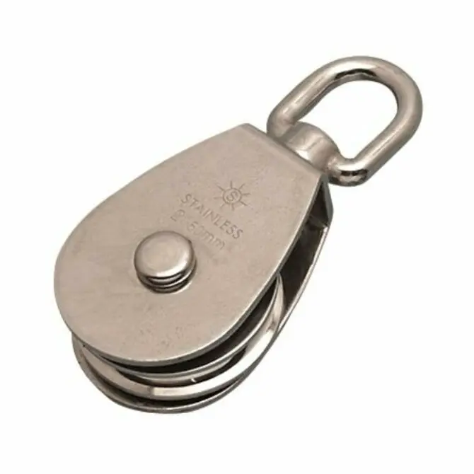 Suncor Stainless Steel Single-Pulley Rigging Swivel Block 1