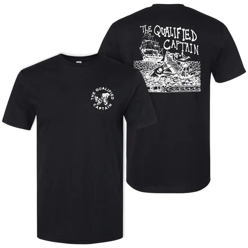 The Qualified Captain Captain Vs Kraken Graphic Tee 1