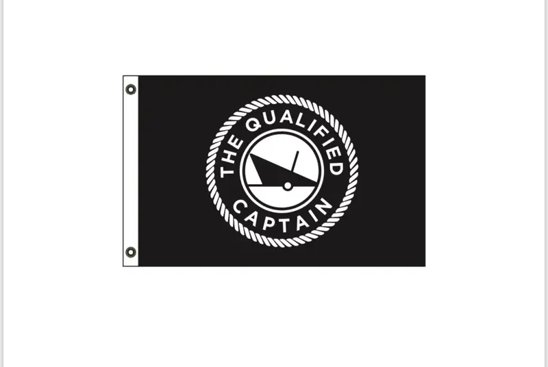 The Qualified Captain Nautical Signal Flag – Durable Polyester Flag 1