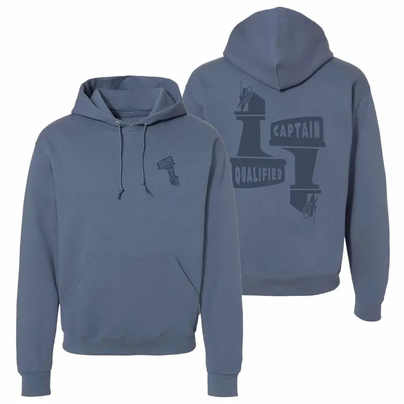The Qualified Captain Outboard Motor Hoodie 1