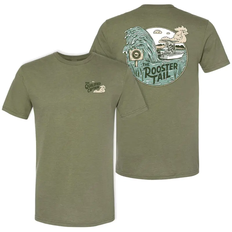 The Qualified Captain Rooster Tail Graphic Tee 1