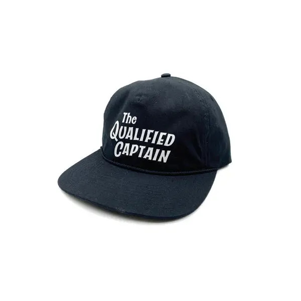 The Qualified Captain Script-Logo Trucker Hat 1