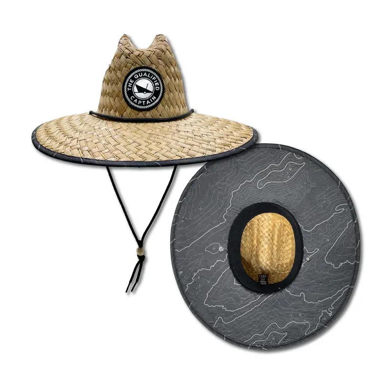 The Qualified Captain Straw Sun Hat – Breathable Summer Headwear 1