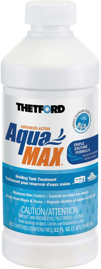 Thetford Aquamax Spring Showers Scent – Fragranced Holding Tank Deodorizer For Fresh, Clean Odor Control 1