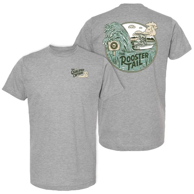 Tqc Rooster Tail Fishing-Themed T-Shirt 1