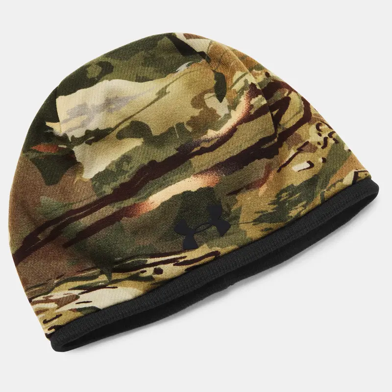 Under Armour Men'S Reversible Camo Knit Beanie 1