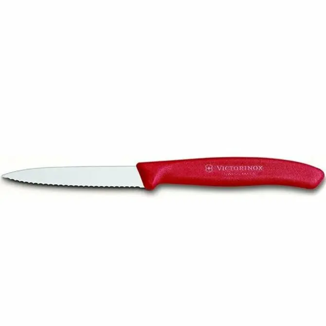 Victorinox 3.25-Inch Red Paring Knife – Precision Stainless Steel Blade 1