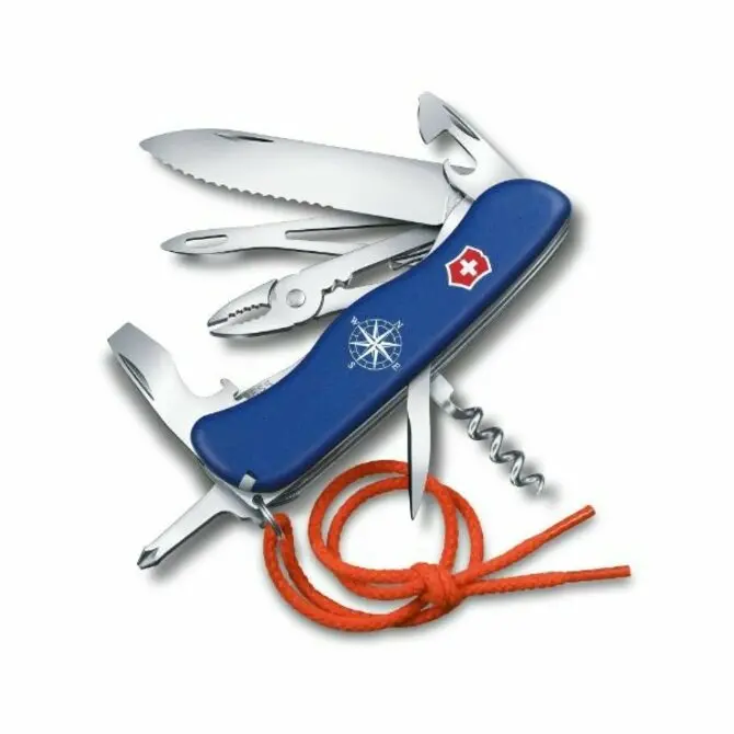 Victorinox Skipper Pocket Knife – Compact Marine Tool With Blade, File, And Can Opener 1