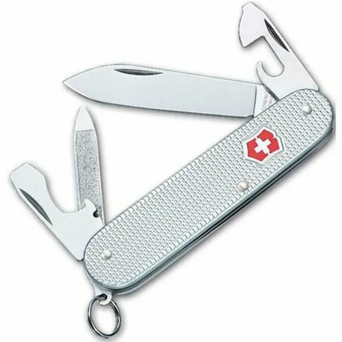 Victorinox Swiss Army Cadet Silver Alox Pocket Knife 1