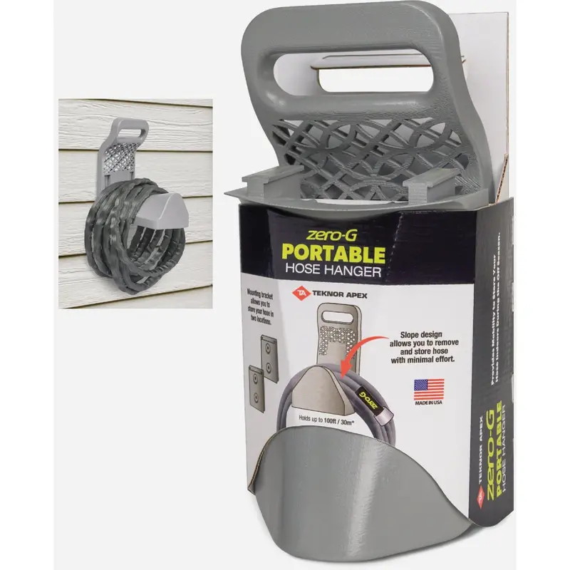 Zero-G Portable Hose Hanger – Holds Up To 100 Feet Of Garden Hose 1