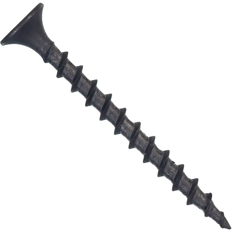Hillman Fasteneer #6 × 2-Inch Phillips Drywall Screws – Coarse Thread, Black Phosphate, 100-Pack 1