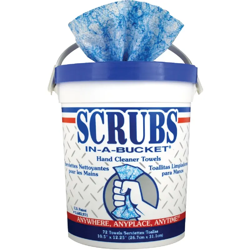 Scrubs Citrus-Scented Pop-Up Hand Cleaner Wipes – Dispenser-Ready, 72 Count 1
